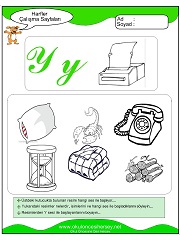 Y Sesi Çalışma Sayfaları